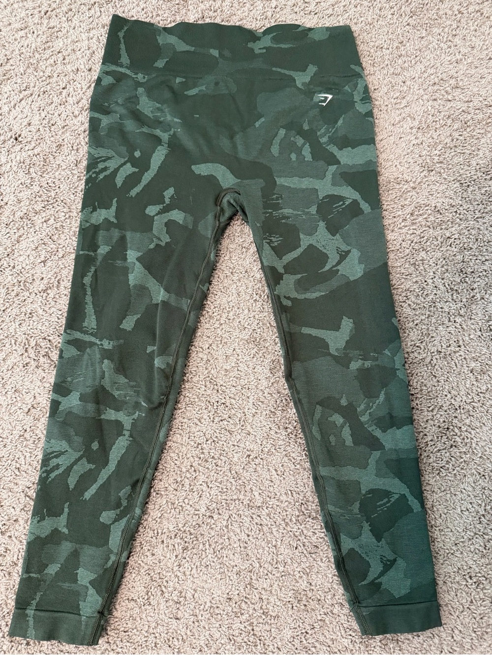 Women’s Gymshark Green Camo Seamless Leggings